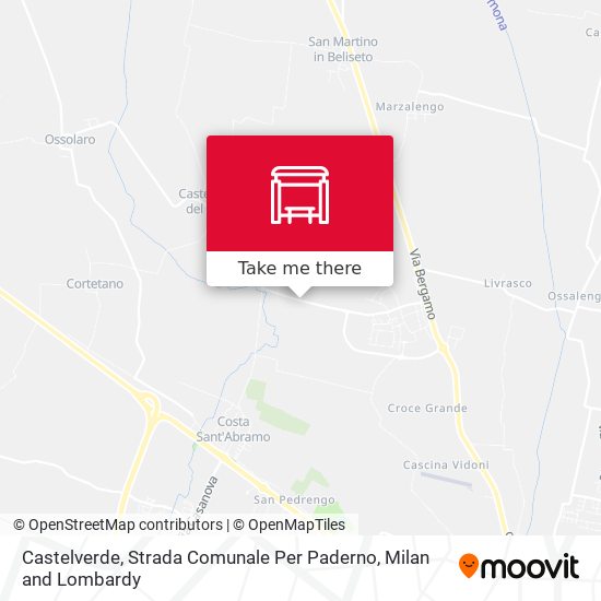 Castelverde, Strada Comunale Per Paderno map