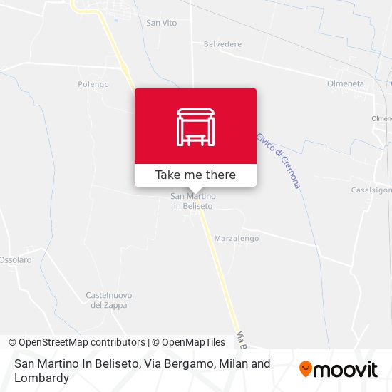 San Martino In Beliseto, Via Bergamo map