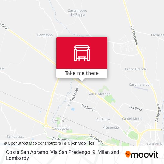Costa San Abramo, Via San Predengo, 9 map