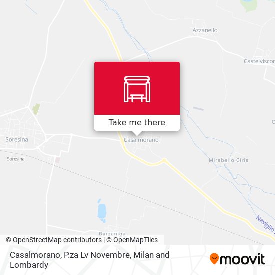 Casalmorano, P.za Lv Novembre map