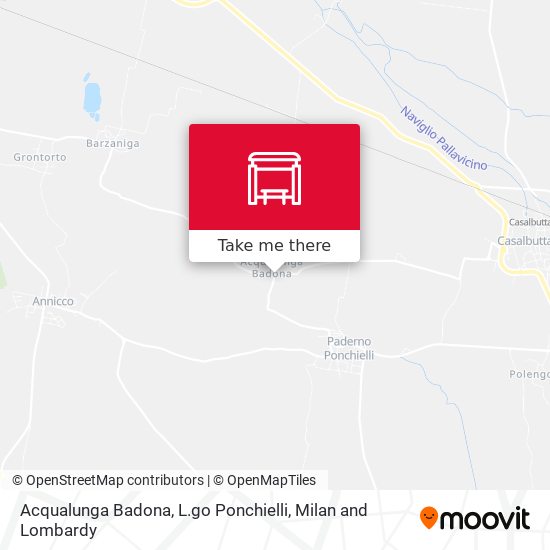 Acqualunga Badona, L.go Ponchielli map
