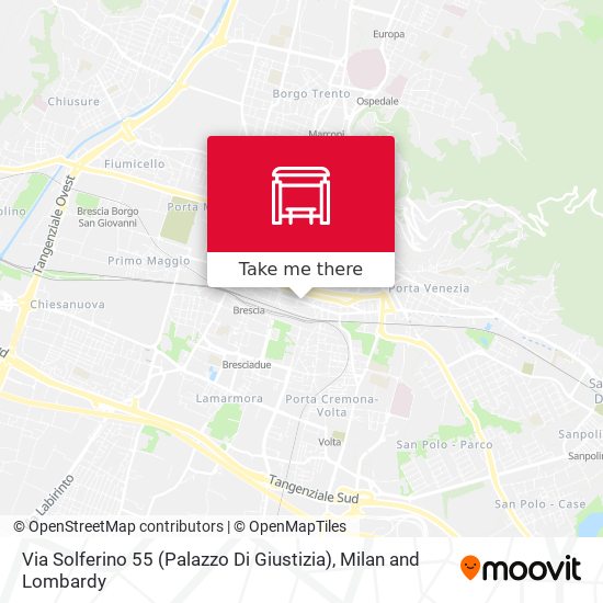 Via Solferino 55 (Palazzo Di Giustizia) map