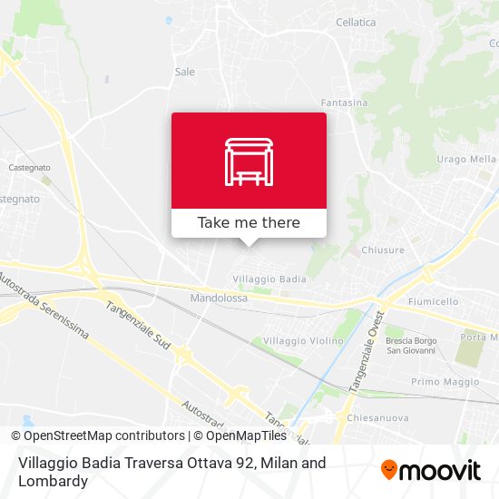 Villaggio Badia Traversa Ottava 92 map