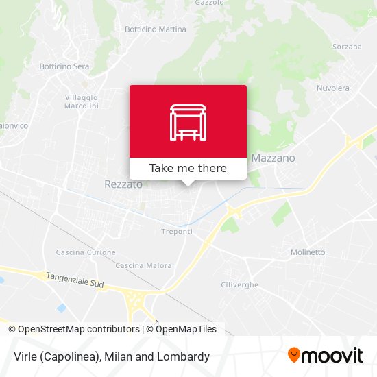 Virle (Capolinea) map
