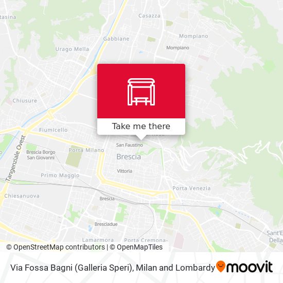 Via Fossa Bagni (Galleria Speri) map