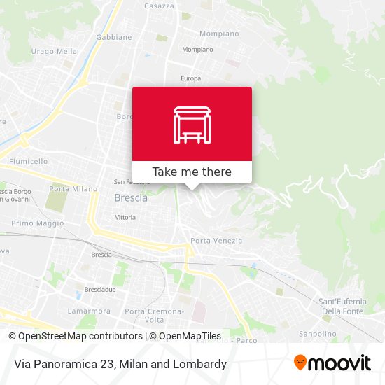 Via Panoramica 23 map