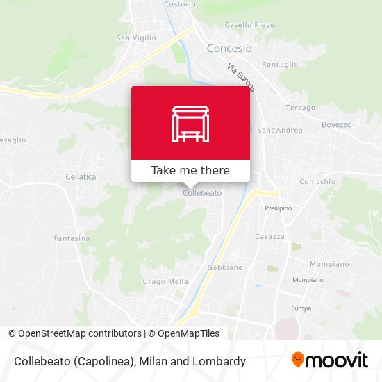 Collebeato (Capolinea) map