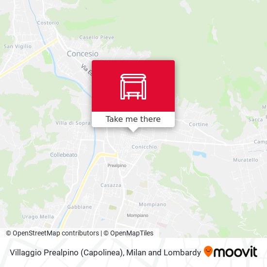 Villaggio Prealpino (Capolinea) map