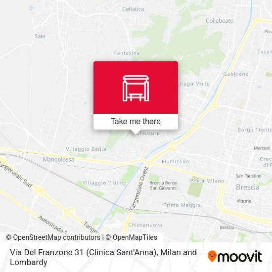 Via Del Franzone 31 (Clinica Sant'Anna) map