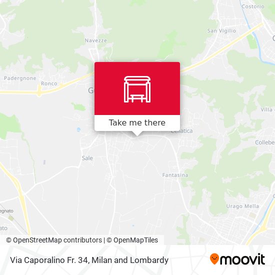Via Caporalino Fr. 34 map