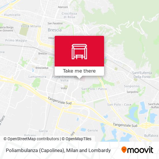Poliambulanza (Capolinea) map