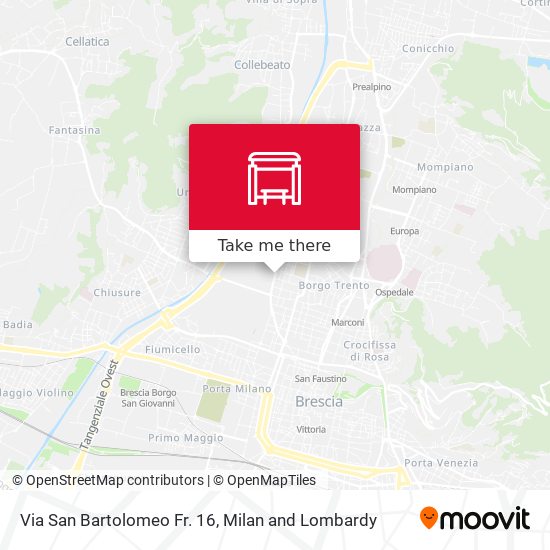 Via San Bartolomeo Fr. 16 map