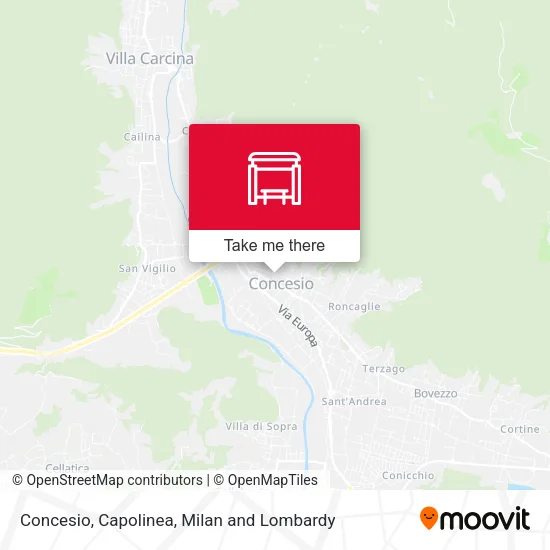 Concesio, Capolinea map
