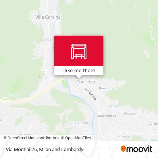 Via Montini 26 map