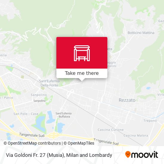 Via Goldoni Fr. 27 (Musia) map