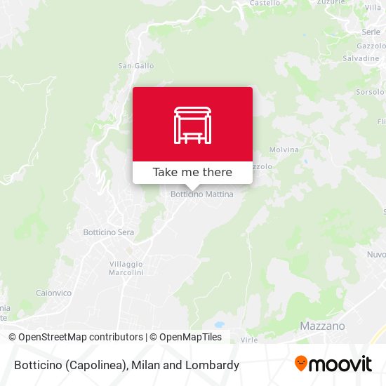 Botticino (Capolinea) map