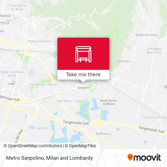 Metro Sanpolino map
