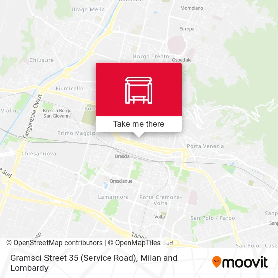 Gramsci Street 35 (Service Road) map