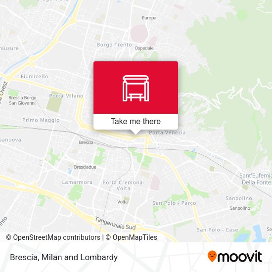 Brescia map