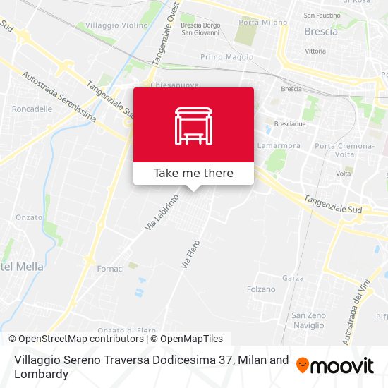 Villaggio Sereno Traversa Dodicesima 37 map