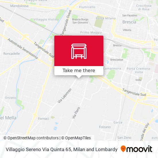 Villaggio Sereno Via Quinta 65 map