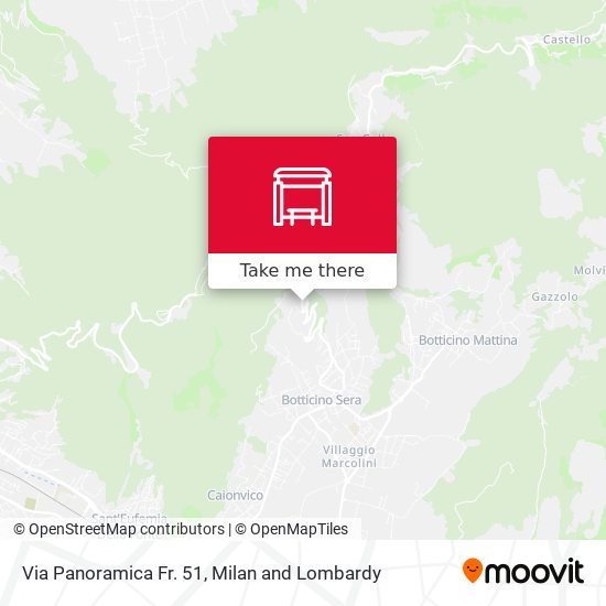 Via Panoramica Fr. 51 map