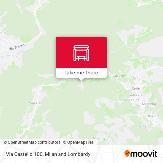 Via Castello 100 map