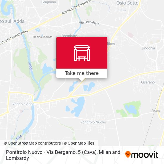 Pontirolo Nuovo - Via Bergamo, 5 (Cava) map