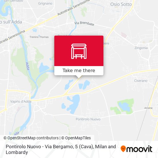 Pontirolo Nuovo - Via Bergamo, 5 (Cava) map