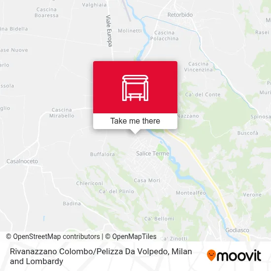 Rivanazzano Colombo / Pelizza Da Volpedo map