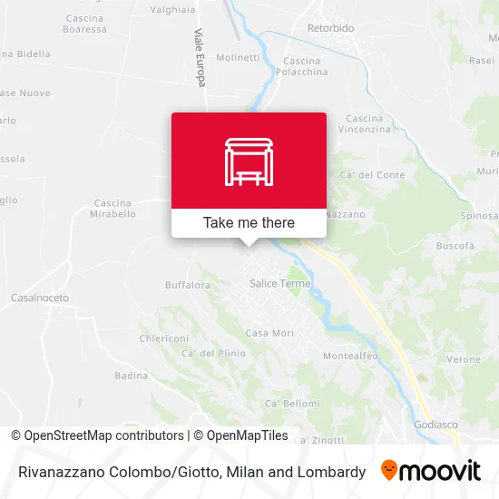 Rivanazzano Colombo/Giotto map