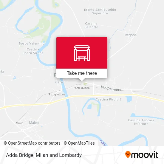 Adda Bridge map
