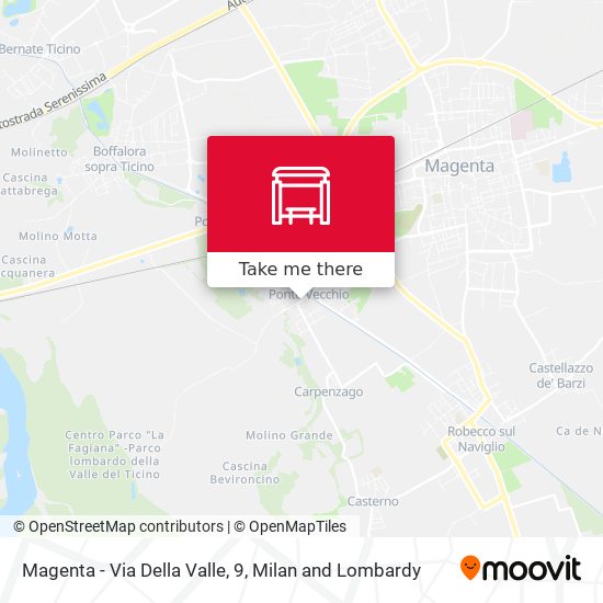 Magenta - Via Della Valle, 9 map