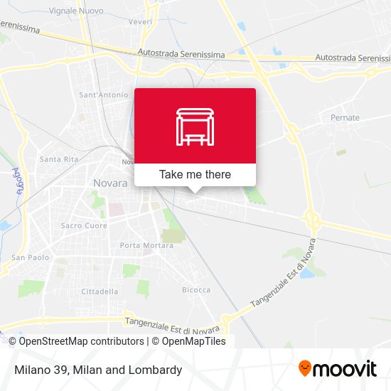 Milano 39 map