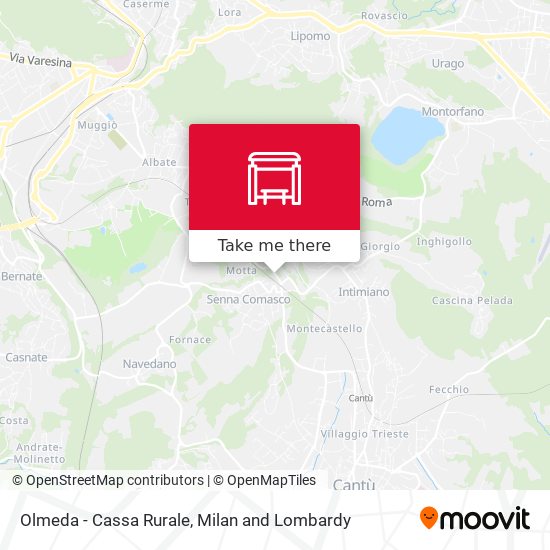 Olmeda - Cassa Rurale map