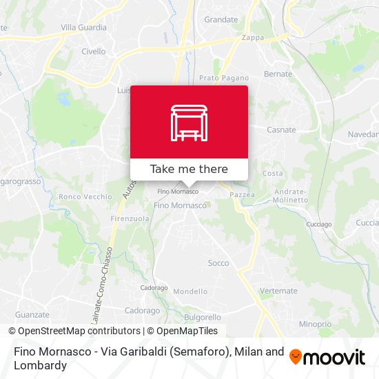Fino Mornasco - Via Garibaldi (Semaforo) map