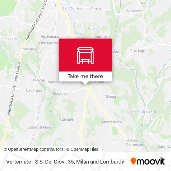 Vertemate - S.S. Dei Giovi, 35 map
