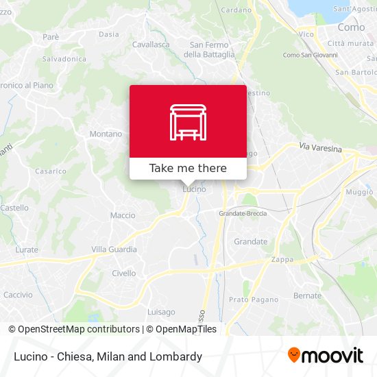 Lucino - Chiesa map