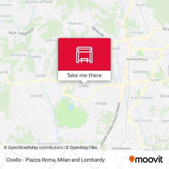 Civello - Piazza Roma map