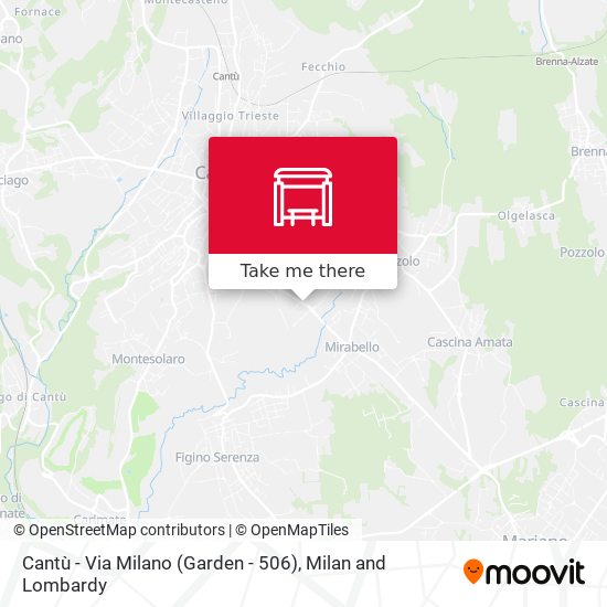 Cantù - Via Milano (Garden - 506) map
