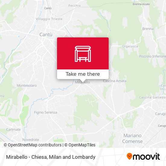 Mirabello - Chiesa map