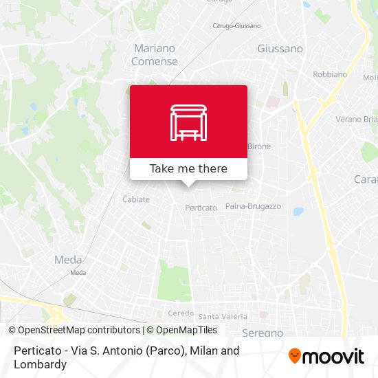 Perticato - Via S. Antonio (Parco) map