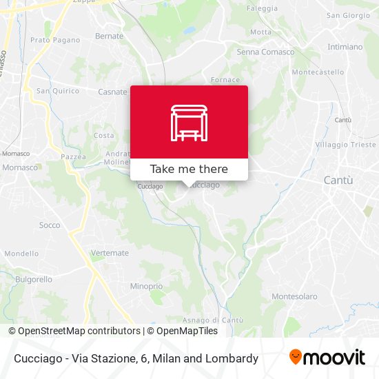 Cucciago - Via Stazione, 6 map