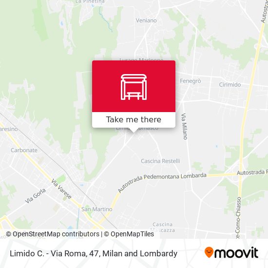 Limido C. - Via Roma, 47 map