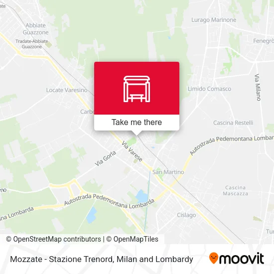 Mozzate - Stazione Trenord map