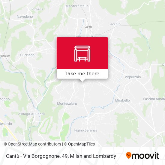Cantù - Via Borgognone, 49 map