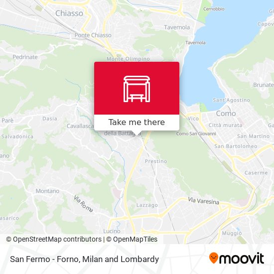 San Fermo - Forno map