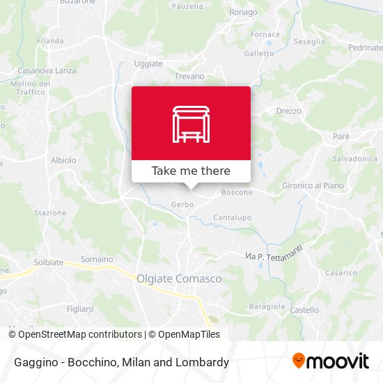 Gaggino - Bocchino map