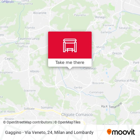 Gaggino - Via Veneto, 24 map