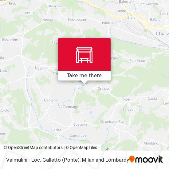 Valmulini - Loc. Galletto (Ponte) map